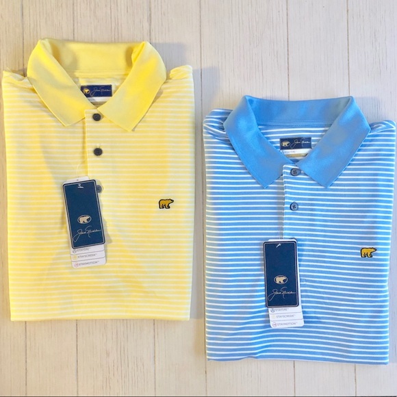 Jack Nicklaus Other - NWT Set of 2: Jack Nicklaus Polos (Blue & Yellow)